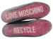 Love Moschino Women's Sneakers Canvas Mid Top