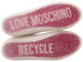 Love Moschino Women's Sneakers Canvas Mid Top