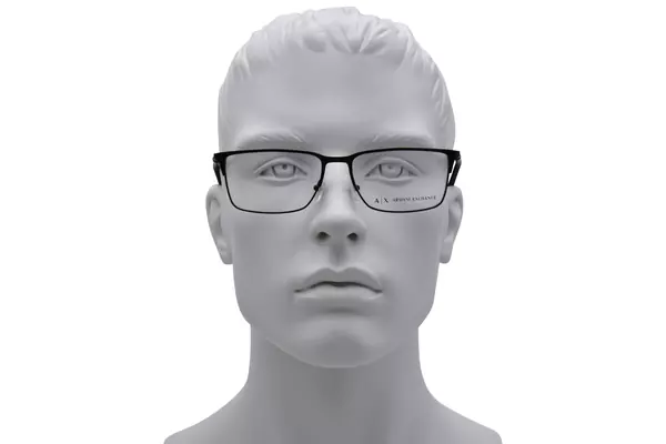 Armani Exchange AX1073 Eyeglasses Men's Full Rim Rectangle Shape 