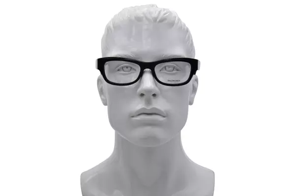  Balenciaga BB0392O Eyeglasses Men's Full Rim Rectangle Shape 