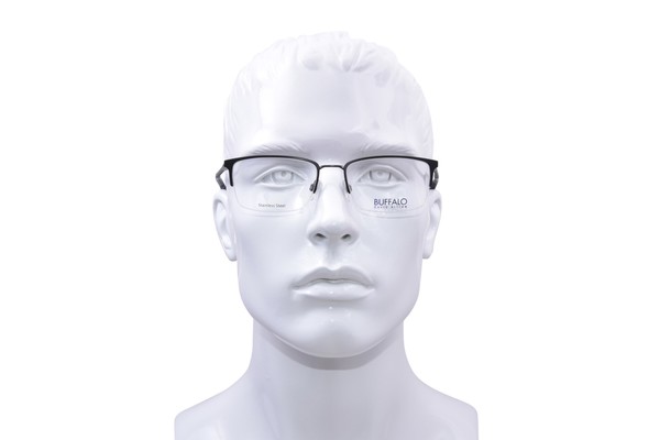  Buffalo By David Bitton BM523 Eyeglasses Men's Semi Rim Rectangle Shape 