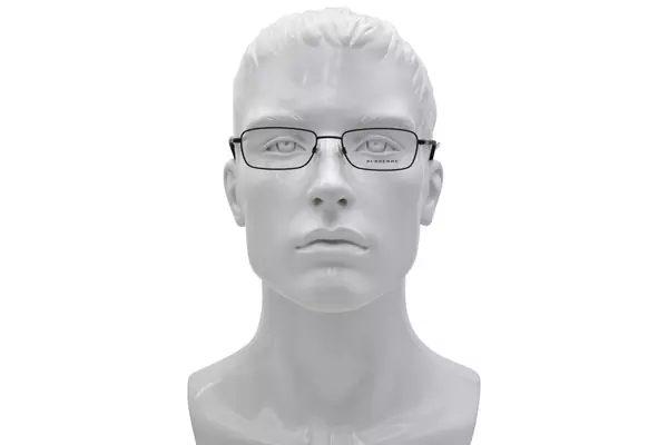  Burberry B1268 Eyeglasses Men's Full Rim Rectangle Shape 