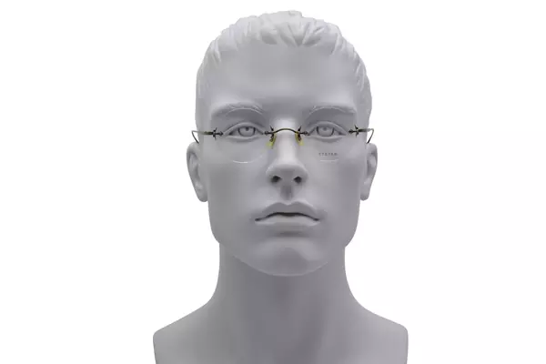  Eyevan Orbit 44 Eyeglasses Rimless Round Shape 