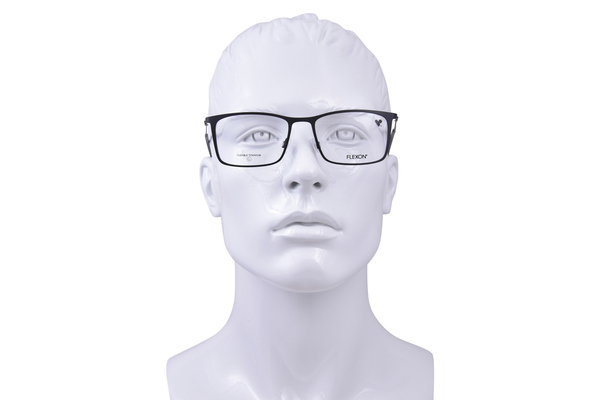  Flexon E1144 Eyeglasses Men's Full Rim Rectangle Shape 