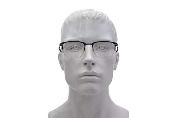  Ic! Berlin The-Lone-Wolf Eyeglasses Men's Full Rim Rectangle Shape 