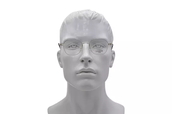  Lumiere 6537 Eyeglasses Men's Full Rim Square Shape 