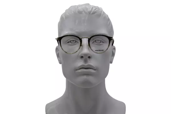  Mont Blanc MB0406O Eyeglasses Men's Full Rim Oval Shape 