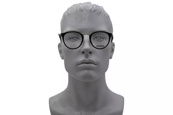  Mont Blanc MB0406O Eyeglasses Men's Full Rim Oval Shape 