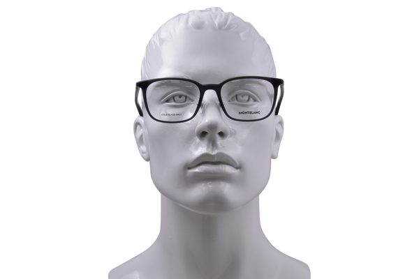  Mont Blanc MB0418OJ Eyeglasses Men's Full Rim Rectangle Shape 