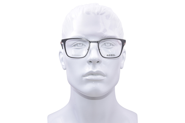  Morel Hallum-3 Eyeglasses Men's Full Rim Rectangle Shape 