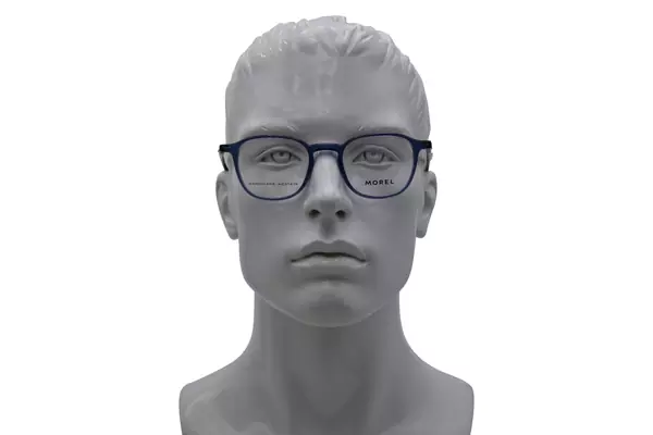  Morel Leavitt-3 Eyeglasses Men's Full Rim Rectangle Shape 