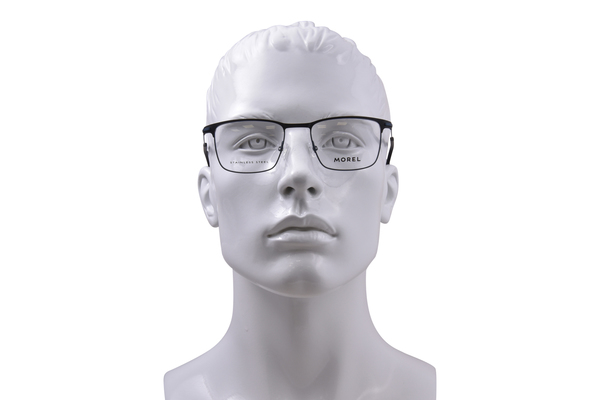  Morel Planck-3 Eyeglasses Men's Full Rim Rectangle Shape 