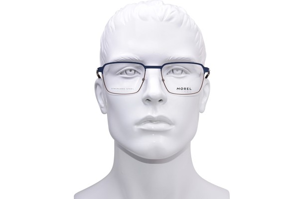  Morel Quark-4 Eyeglasses Men's Full Rim Rectangle Shape 
