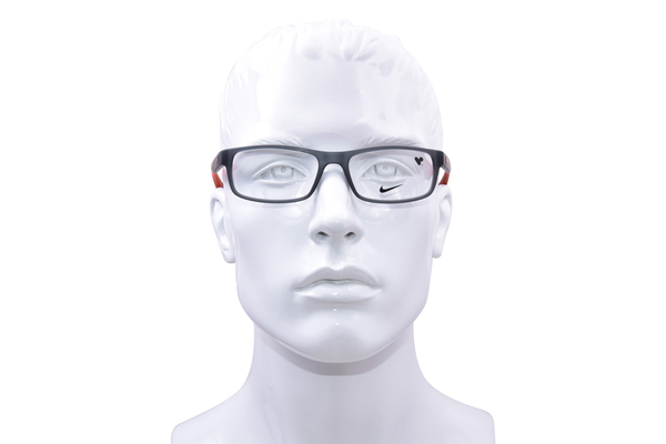  Nike 7090 Eyeglasses Men's Full Rim Rectangle Shape 