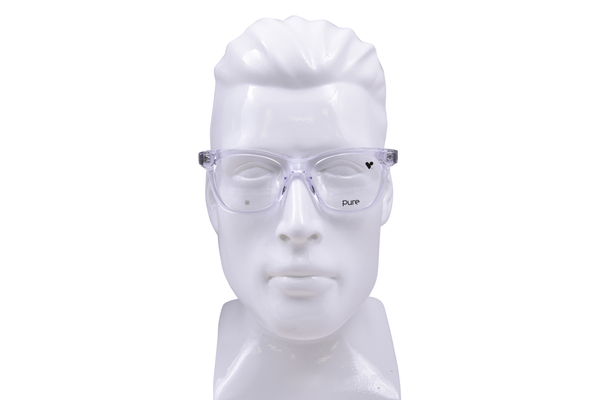  Pure P-7003 Eyeglasses Full Rim Square Shape 