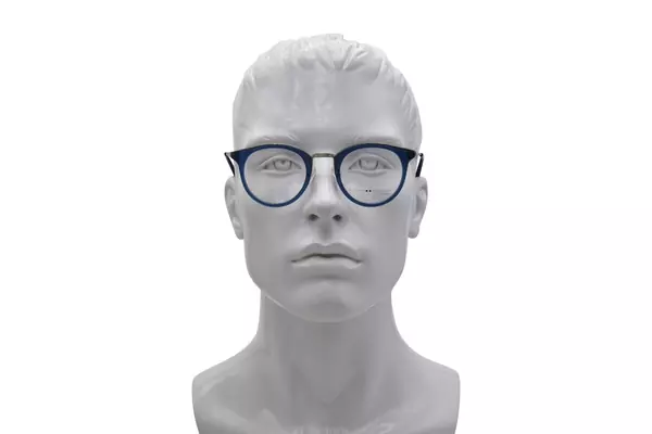  Scott Harris Vintage V-42 Eyeglasses Full Rim Round Shape 