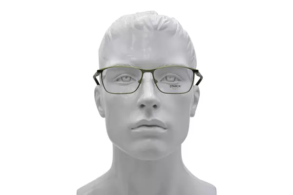  Starck SH2065 Eyeglasses Men's Full Rim Rectangle Shape 