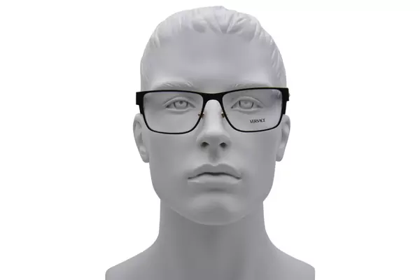  Versace VE1274 Eyeglasses Men's Full Rim Rectangle Optical Frame 