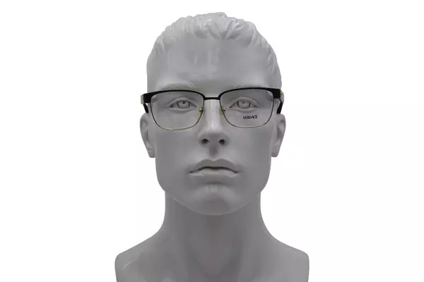  Versace VE1306 Eyeglasses Men's Full Rim Square Shape 