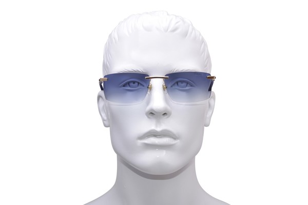  Zilli ZI65054 Sunglasses Men's Rectangle Shape 