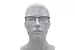 Calvin Klein Jeans CKJ23205 Eyeglasses Men's Full Rim Rectangle Shape