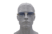 Cazal 7103 Sunglasses Rimless Style Custom Diamond Cut Design Lenses
