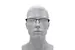 Emporio Armani EA1138 Eyeglasses Men's Semi Rim Rectangle Shape