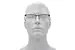 Emporio Armani EA1171 Eyeglasses Men's Semi Rim Rectangle Shape