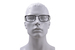 Flexon E1138 Eyeglasses Men's Full Rim Rectangle Shape