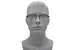 Hugo Boss 1770 Eyeglasses Men's Semi Rim Rectangle Shape