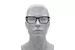 John Varvatos VJVC021 Eyeglasses Men's Full Rim Rectangle Shape