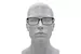 Joseph Abboud JA4091 Eyeglasses Men's Full Rim Rectangle Shape