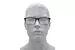 Joseph Abboud JA4104 Eyeglasses Men's Full Rim Rectangle Shape