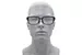 Moncler ME3001 Eyeglasses Full Rim Rectangle Shape