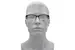 Nike 1000Y Eyeglasses Full Rim Rectangle Shape