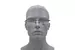 Nike 4320 Eyeglasses Men's Semi Rim Rectangle Shape