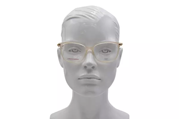  Carolina Herrera HER-0218 Eyeglasses Women's Full Rim Rectangle Shape 