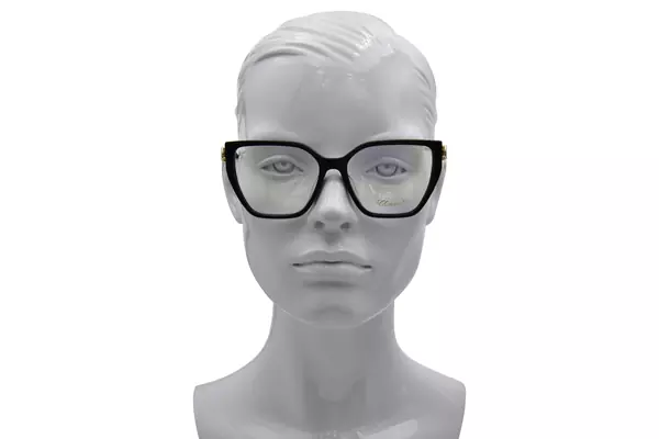  Chopard VCH380S Eyeglasses Women's Full Rim Square Shape 