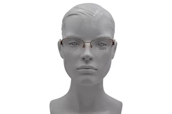  Coach HC5168 Eyeglasses Women's Semi Rim Rectangle Shape 