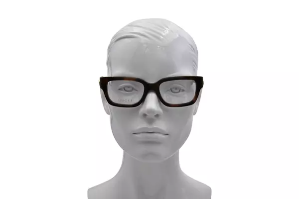  Gucci GG1666O Eyeglasses Women's Full Rim Square Shape 