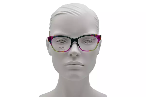  Lafont Paris Sweet Eyeglasses Women's Full Rim Rectangle Shape 