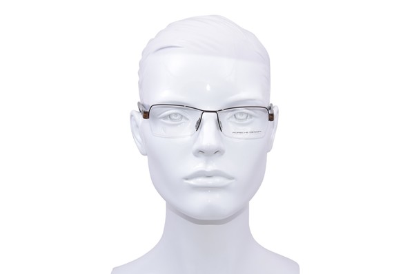  Porsche Design P8210 Eyeglasses Semi Rim Square Shape 
