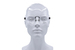 Balenciaga BB0113O Eyeglasses Rimless Square Shape