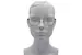 Chopard VCHL25M Titanium Eyeglasses Women's Full Rim