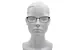 Max Mara MM1237 Eyeglasses Women's Full Rim Rectangle Shape