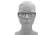 Nike 8131 Eyeglasses Full Rim Rectangle Shape