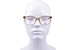 Pure P-6003 Eyeglasses Women's Full Rim Rectangle Shape