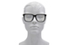 Saint Laurent Slim SL 717 Eyeglasses Women's Full Rim Square Shape