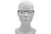 Versace VE1218 Eyeglasses Women's Semi Rim Cat Eye Optical Frame