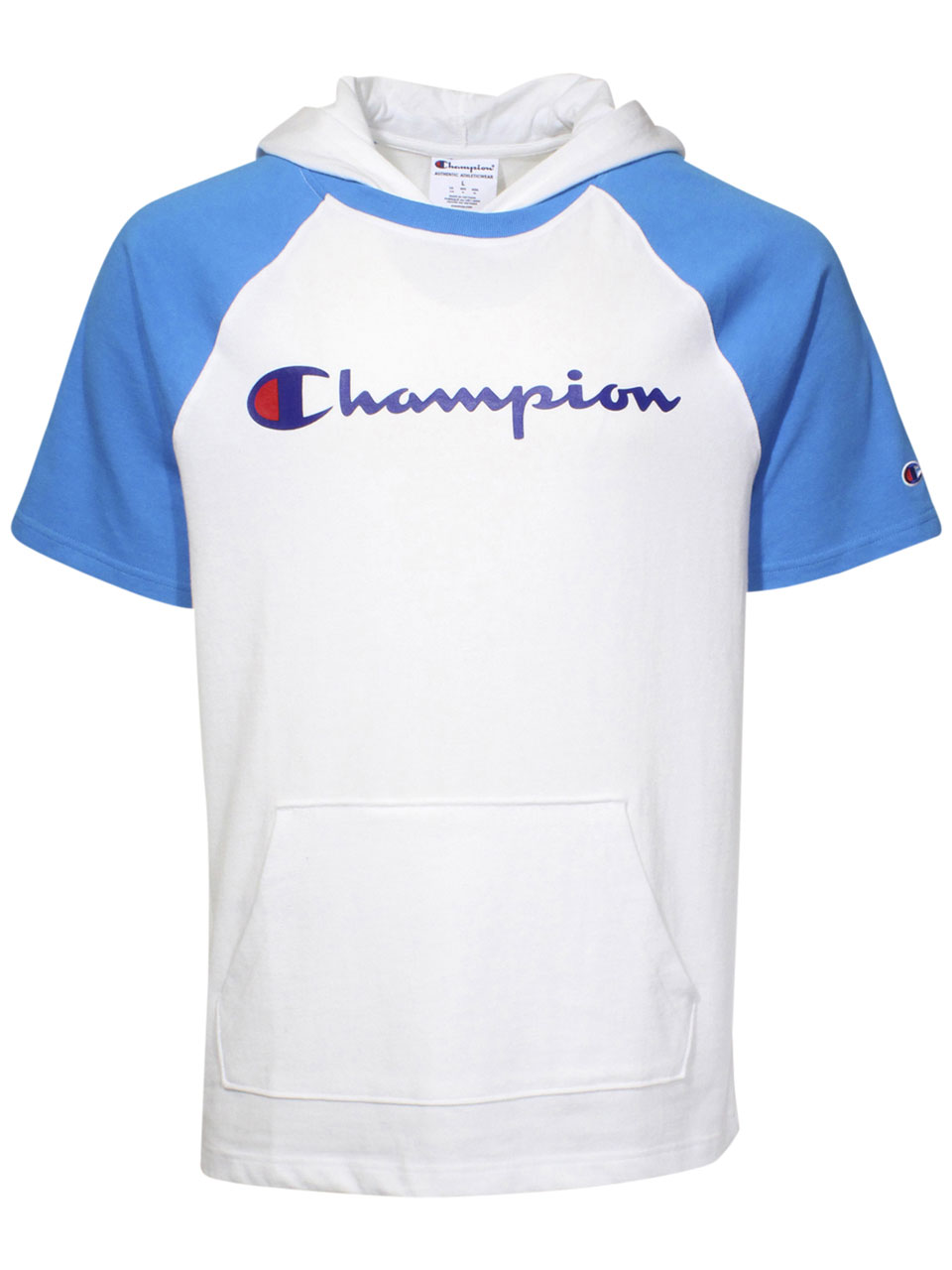 Champion Middleweight Hoodie Men's Short Hooded Cotton T-Shirt |